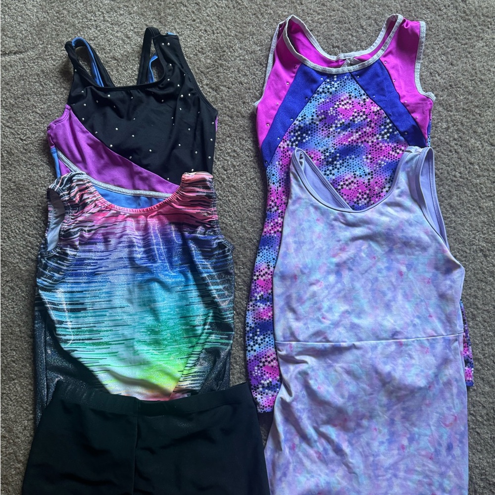 Gymnastics Girl Body Suits Bundle size 12/14-14